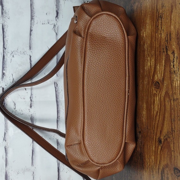 Dana Buchman Pebbled Faux Leather Crossbody Bag - Picture 7 of 11